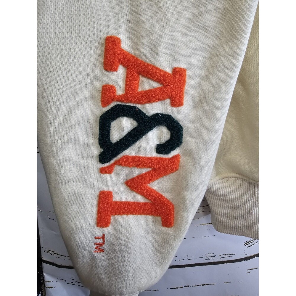 FAMU Florida A&M Rattlers Collegiate Luxe Chenille Sweatshirt HBCU - Picture 5 of 8